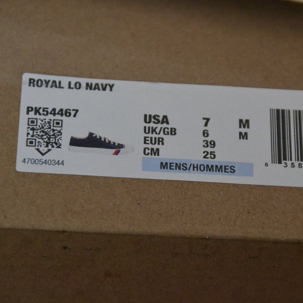 NEW in Box PRO-KEDS ROYAL LO CANVAS SKATEBOARD CASUAL SNEAKERS Blue Men's 7 - Picture 7 of 8